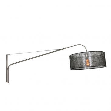 Steinhauer Elegant Classy Wandlamp Met Zwarte Kap Ø50cm