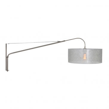 Steinhauer Elegant Classy Wandlamp Met Zilveren Sizoflor Kap Ø50cm