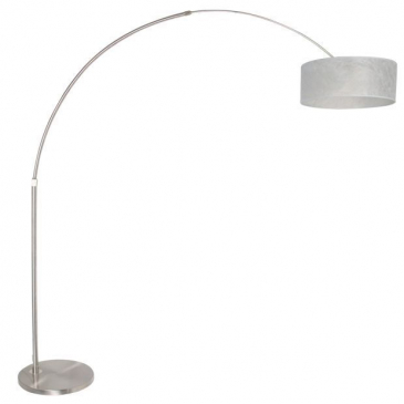 Steinhauer Sparkled Light Vloerlamp Met Kap Sizoflor Zilver