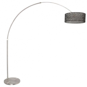 Steinhauer Sparkled Light Vloerlamp Met Kap Sizoflor Zwart Ø50cm