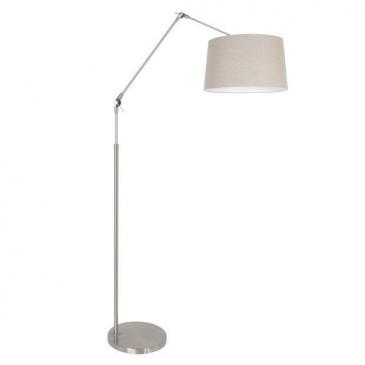 Steinhauer Prestige Chic Vloerlamp Met Grijs Linnen Kap Ø45cm