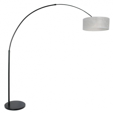 Steinhauer Sparkled Light Vloerlamp Met Kap Sizoflor Zilver Ø50cm