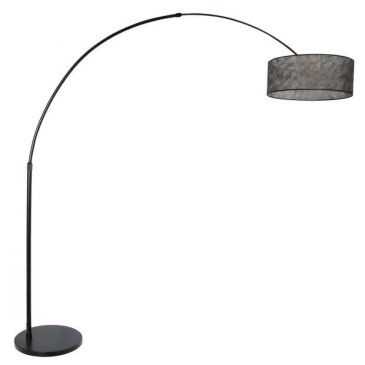 Steinhauer Sparkled Light Vloerlamp Met Kap Zwart Sizoflor Ø50cm