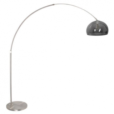 Steinhauer Sparkled Light Vloerlamp Met Kap Kunststof Grijs Ø38cm