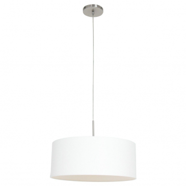 Steinhauer Sparkled Light Hanglamp Met Witte Kap Ø50cm