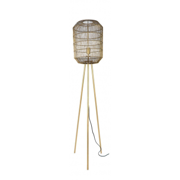 HSM Collection Vloerlamp Marbella Ø40cm Goud Metaal