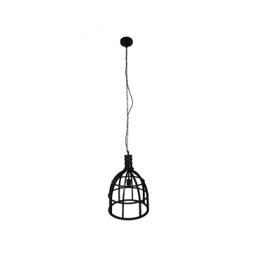 HSM Collection Hanglamp Ø40x50cm Zwart Metaal