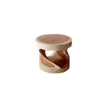 HSM Collection Krukje Rond 30cm Naturel Munggur