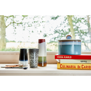 Hkliving 70S Ceramics: Latte Mok - Set van 4