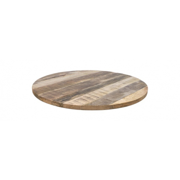 HSM Collection Rond Tafelblad Ø120x4cm Naturel Mangohout