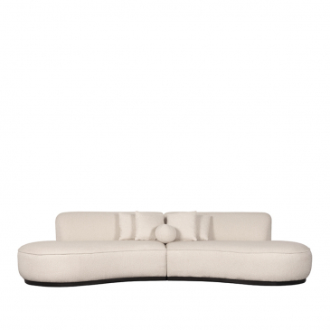 LABEL51 Bank Mori 4-Zits Beige Bouclé