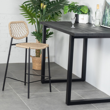Barkruk Elie Rope Naturel - Giga meubel