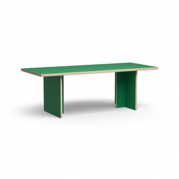 HKliving Eetkamertafel Groen Rechthoek 220cm