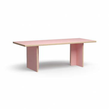 HKliving Eetkamertafel Roze Rechthoek 220cm