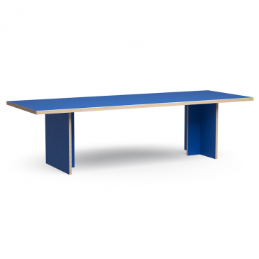 HKliving Eetkamertafel Blauw Rechthoek 280cm