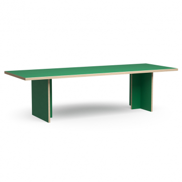 Hkliving Eetkamertafel Groen Rechthoek 280cm