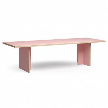 HKliving Eetkamertafel Roze Rechthoek 280cm