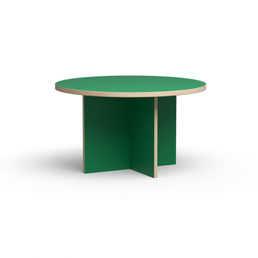 HKliving Eetkamertafel Groen Rond 130cm