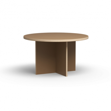 Hkliving Eetkamertafel Bruin Rond 130cm