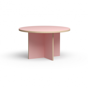 HKliving Eetkamertafel Roze Rond 130cm