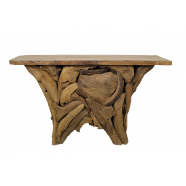 HSM Collection Sidetable Root Tempel Teak Wortelhout