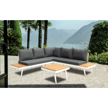 SenS-Line Loungeset Costa Wit 4-delig
