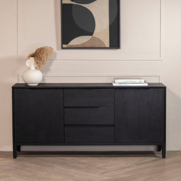 Dressoir Jiro Zwart 150cm - Giga Meubel