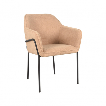 LABEL51 Eetkamerstoel Dexter - Beige - Teddy
