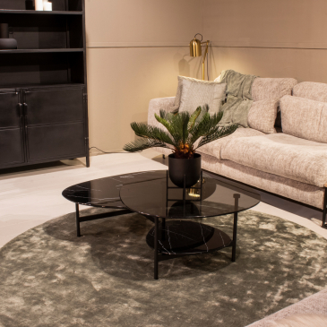 Eleonora Salontafel Levi Marmer/Glas
