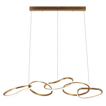 Richmond Hanglamp Flyn Brushed Goud