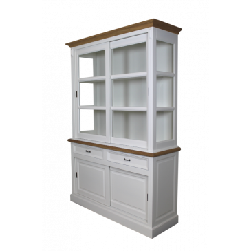 HSM Collection Buffetkast Provence 150cm Wit/Naturel Grenen/Eiken
