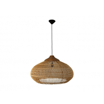 HSM Collection Hanglamp Rotan 65cm Naturel Rotan/Teak