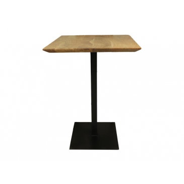 HSM Collection Bartafel Zurich Swiss Edge 75cm Naturel/Zwart Acaciahout/Metaal