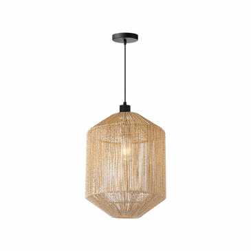 LABEL51 Hanglamp Ibiza - Naturel - Jute - 1-Lichts Cilinder