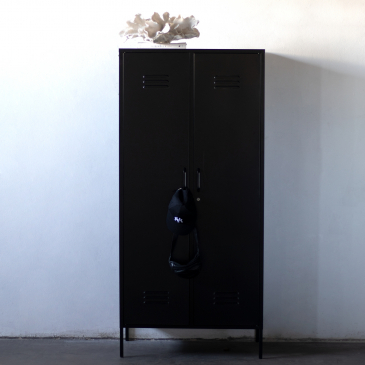 Kledingkast Locker Pip Zwart - Giga Meubel