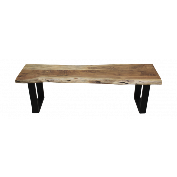 HSM Collection Eetbank Soho 150cm Acacia/Ijzer