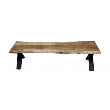 HSM Collection Eetbank Soho 160cm Acacia/Ijzer