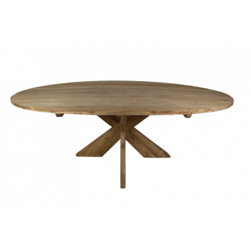 HSM Collection Eettafel Ovaal 180cm Naturel Teak