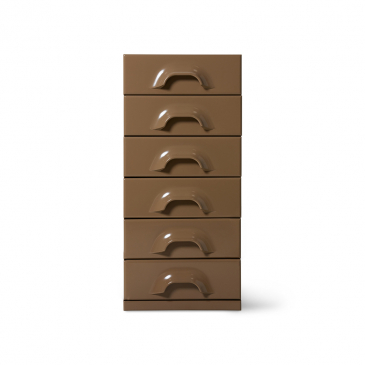 Hkliving Opbergkastje met 6 Lades Mocha