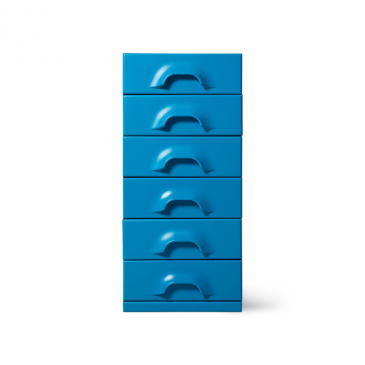 Hkliving Opbergkastje met 6 Lades Bright Blauw