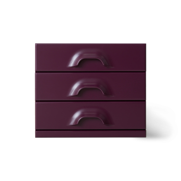 HKliving Ladekast Chest 3 Lades Mulberry