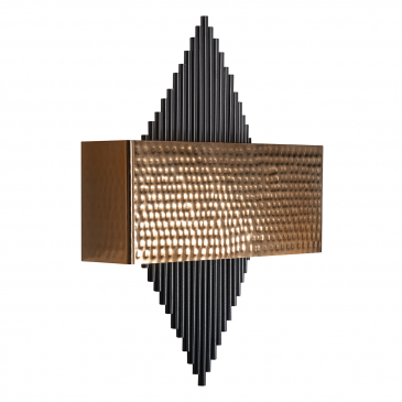 Richmond Wandlamp Loua Zwart/Goud
