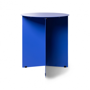 HKliving Metal Bijzettafel Rond Cobalt