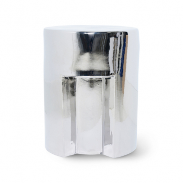 Hkliving Bijzettafel Stoneware Chrome