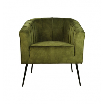 HSM Collection Fauteuil Chester Olijfgroen Adore