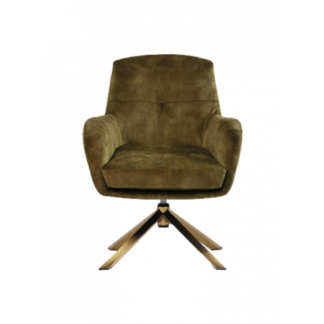 HSM Collection Fauteuil Cleveland Adore/Metaal Goud