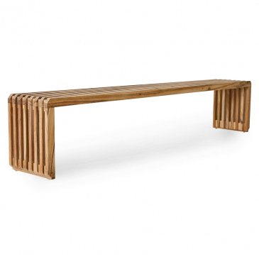 Hkliving Bankje Slatted Teak XL