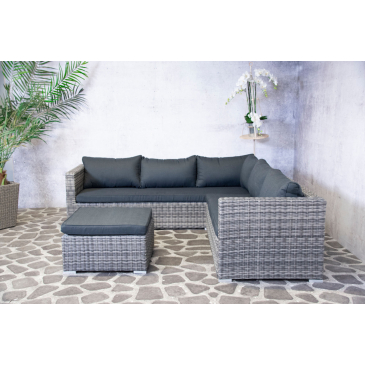 SenS-Line Loungeset Gerona Wicker Grijs