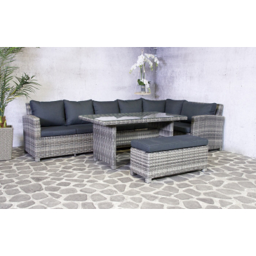 SenS-Line Loungeset Parma Wicker Grijs