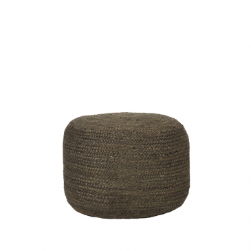 LABEL51 Poef Jute Army Green 50cm